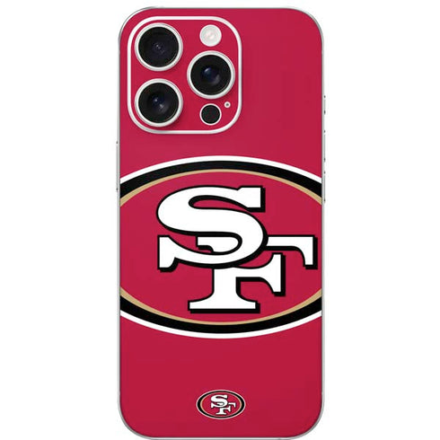 NFL San Francisco 49ers Large Logo iPhone 16 Pro Skin